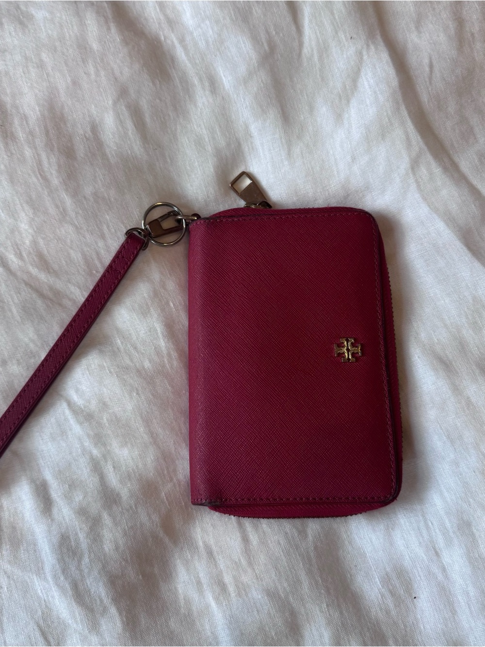 Tory Burch Red Wristlet Wallet